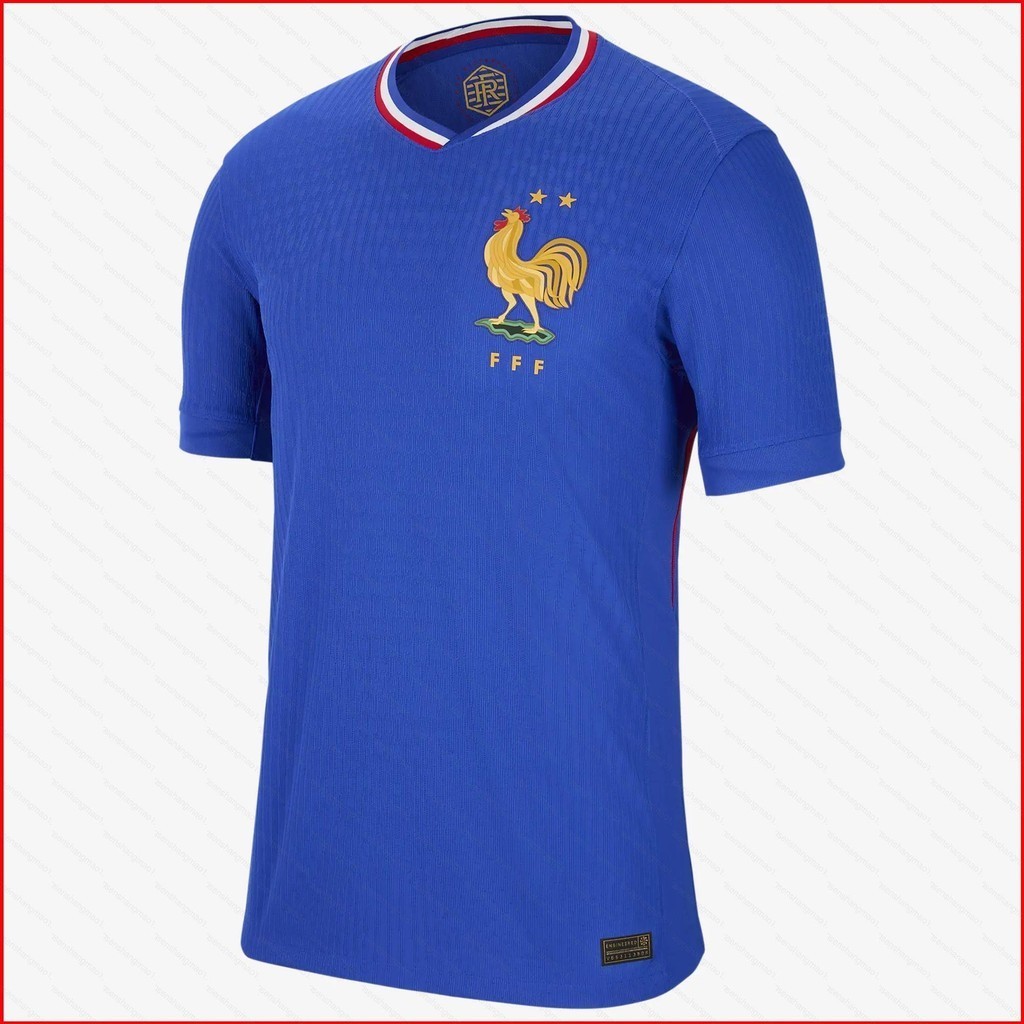 pin1 20242025 France national authentic home Jersey Tshirts Short