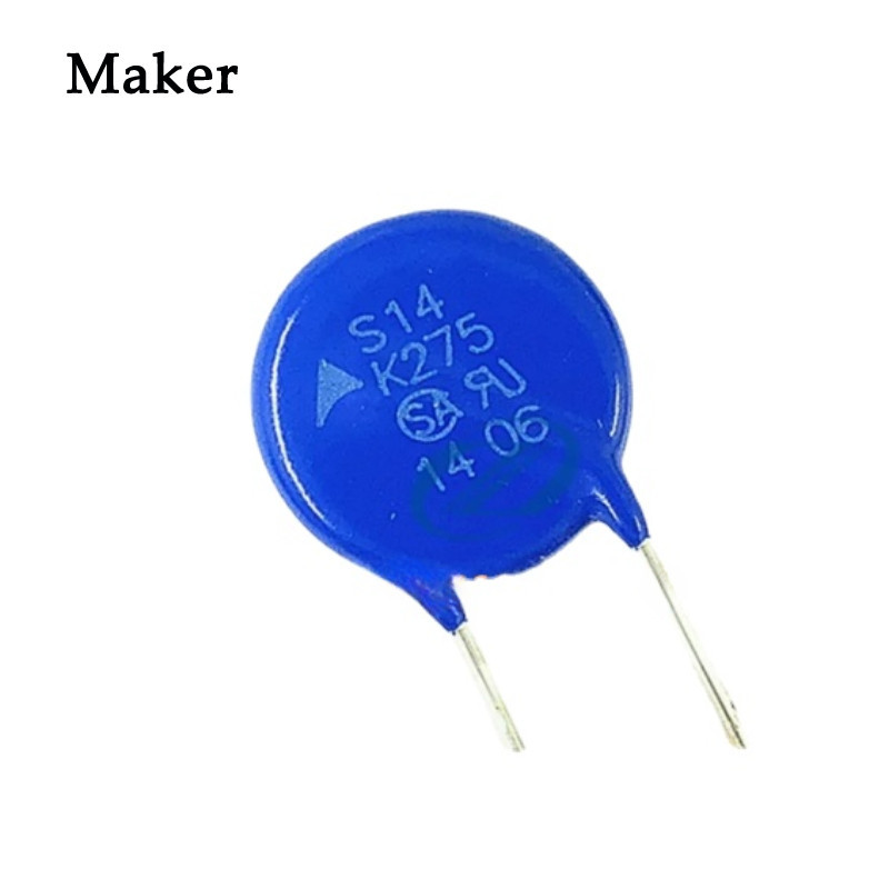 Original S14K275 Varistor S14K275 14K275 K275 14mm 300VAC New Shopee