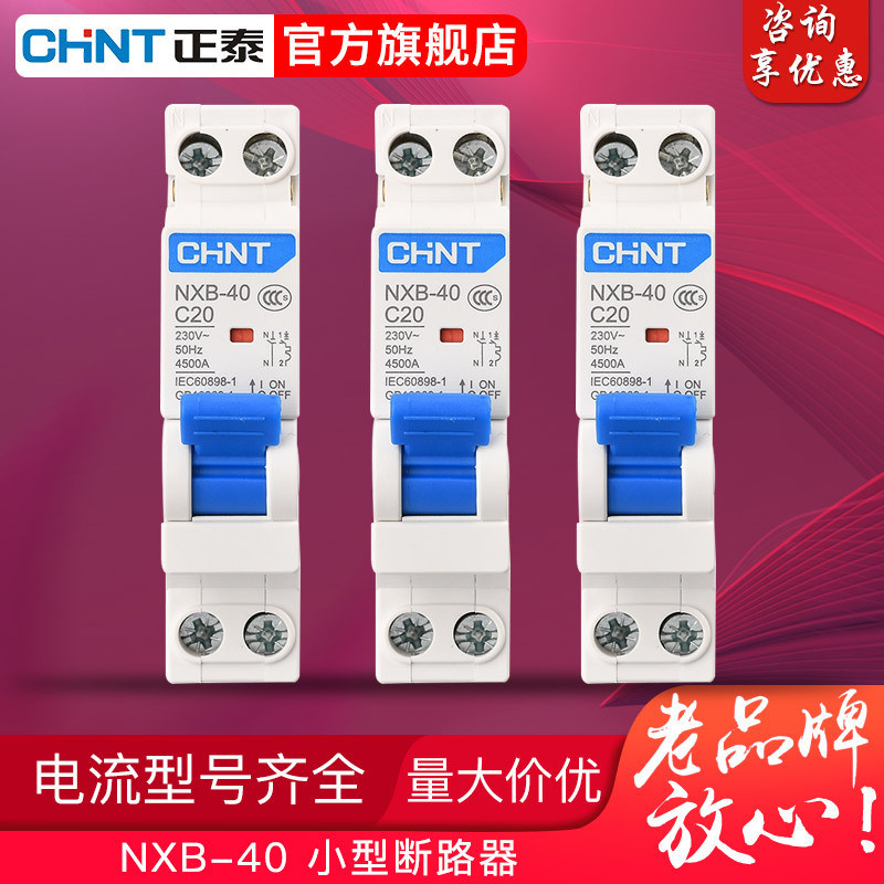 Zhengtai Household Air Switch Small Circuit Breaker Nxb P N Dual