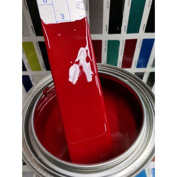 2K PAINT FERRARI RED 322 SOLID/MERAH FERRARI/CAT BANCUH/MERAH GELAP/CAT ...