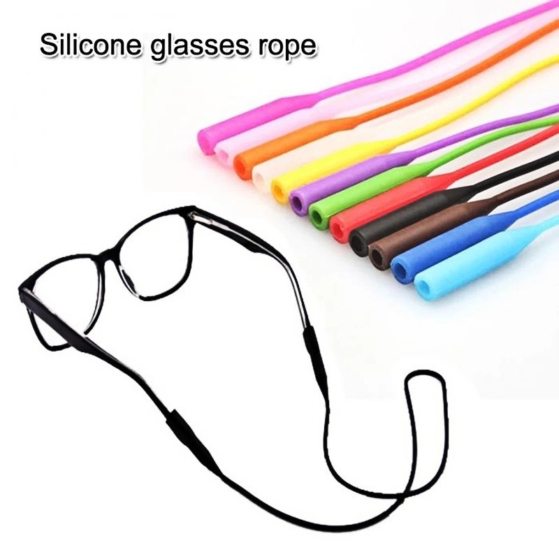 1Pc Anti-lost Silicone Glasses Rope/Anti-slip Eyeglasses Chain Ropes ...