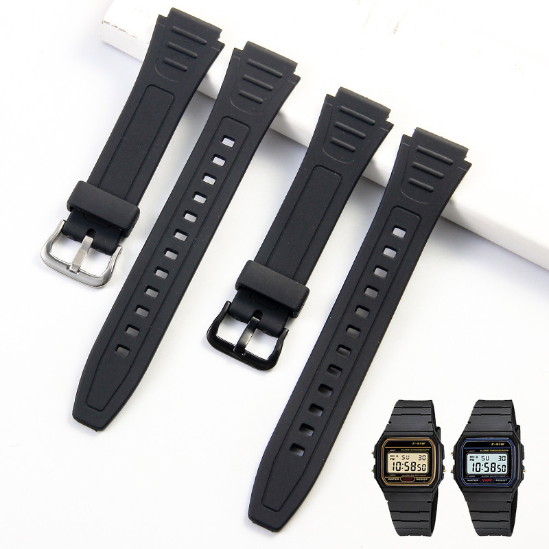 Beautiful Affordable Resin Watch Strap F-91WC-3A_K0013077 main image 1