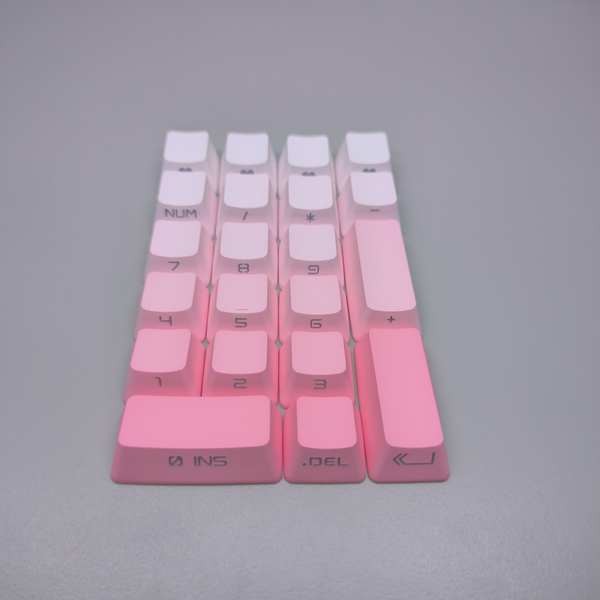 keycaps Kcpmaster Keyboard 21-Key Side Engraved Keycap Transparent pbt ...