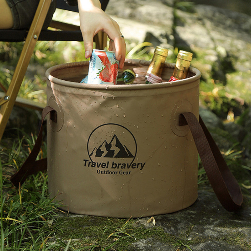 FAUSE Folding Bucket Waterproof Foldable Water Sink Bucket 10L 20L ...