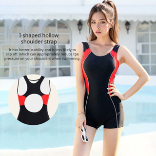 Swimsuit Women's Swimming Suit Hot Sexy Triangle One-piece Black Hollow  Steel Support Small Chest Gathered Big Backless Swimsuit 