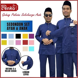 PENKO_ Baju Melayu Modern CEKAK MUSANG  Satin Silk Matte Sedondon Series ( PART 2 )