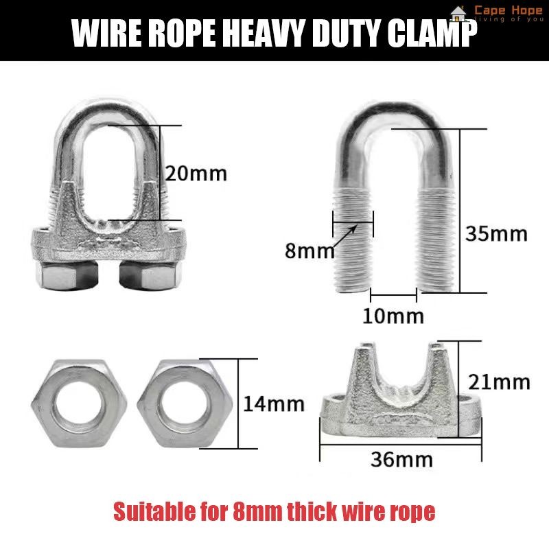 HNBun 4Piece 6inch C-Clamp, Malleable Iron Heavy Philippines