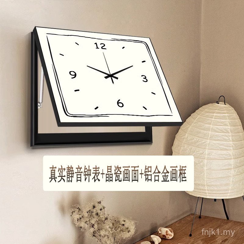 Cream Style Clock Meter Electric Meter Box Decorative Painting ...