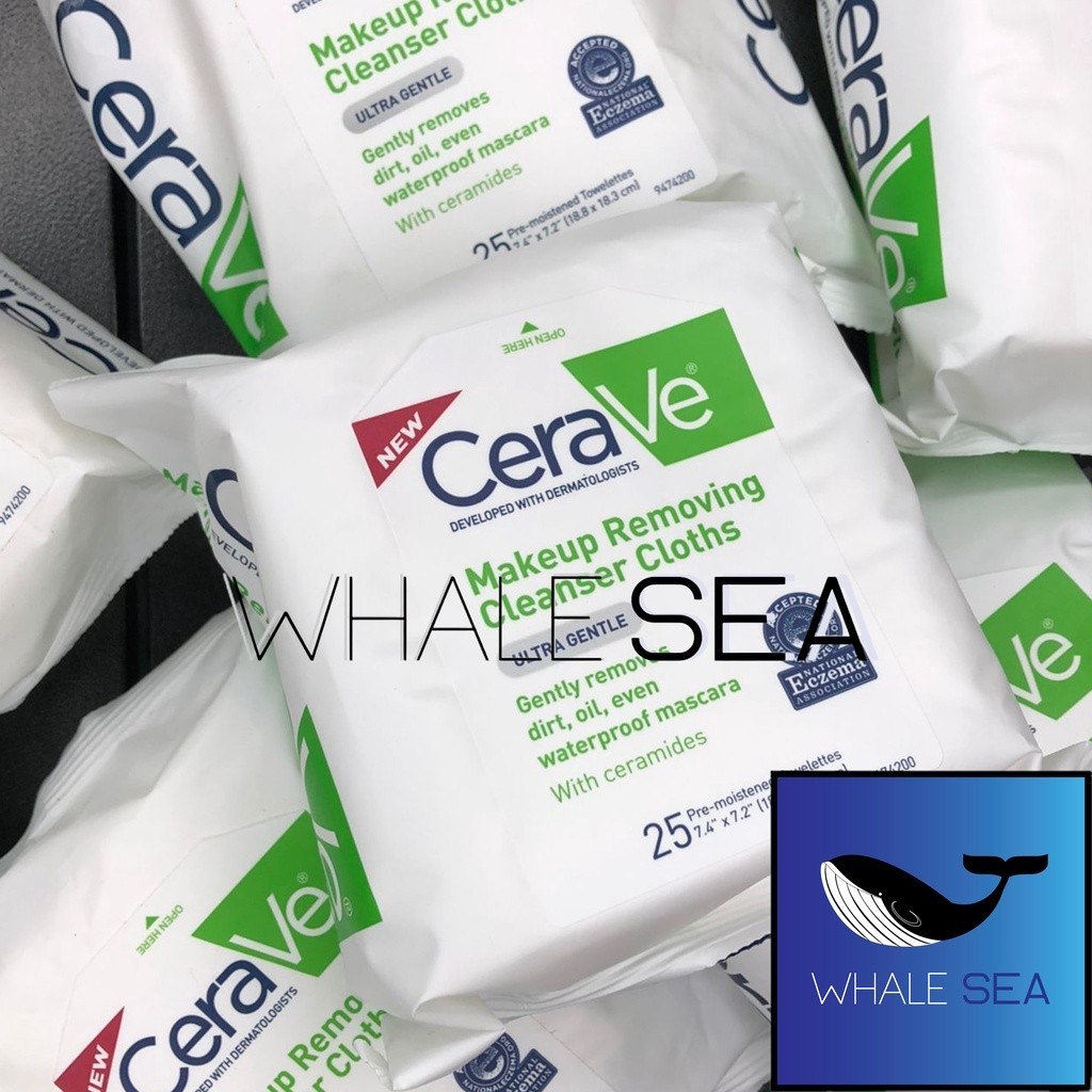 Cerave Makeup Removing Cleanser Cloths (25 pcs) Shopee Malaysia