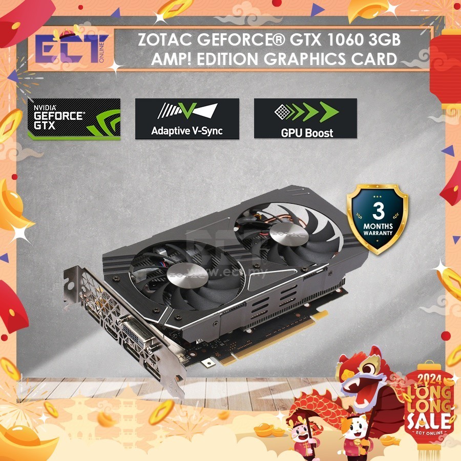 Zotac gtx 1060 3gb clearance amp edition