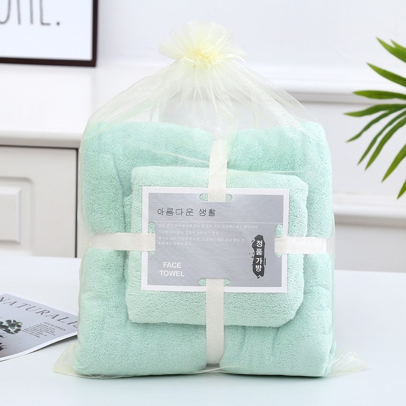 Towel 2in1 Luxury Super Large Towel Set High Absorbent Soft Bath Towel ...