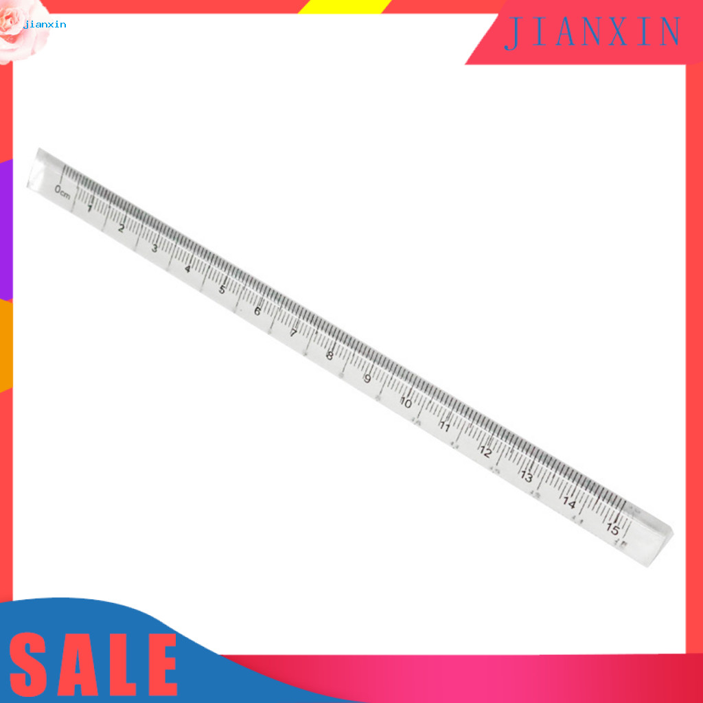 Scale Ruler Clear Scale Print Long Lasting Transparent Triangle Student