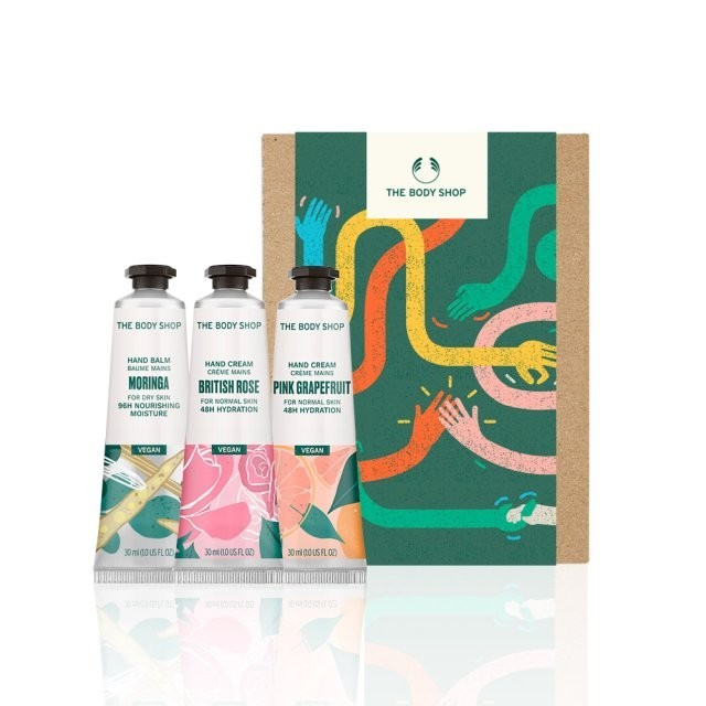 The Body Shop Happy Birthday Hand Cream 3-piece Set(hand care set ...