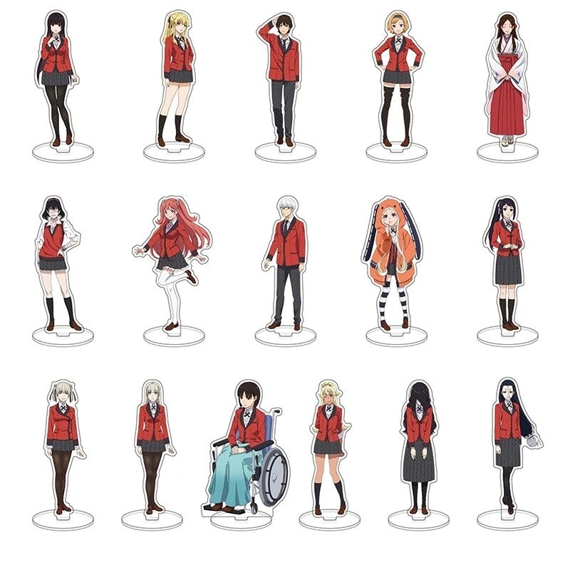 Japanese Anime Standee Model Kakegurui Jabami Yumeko Yomoduki Runa ajn ...