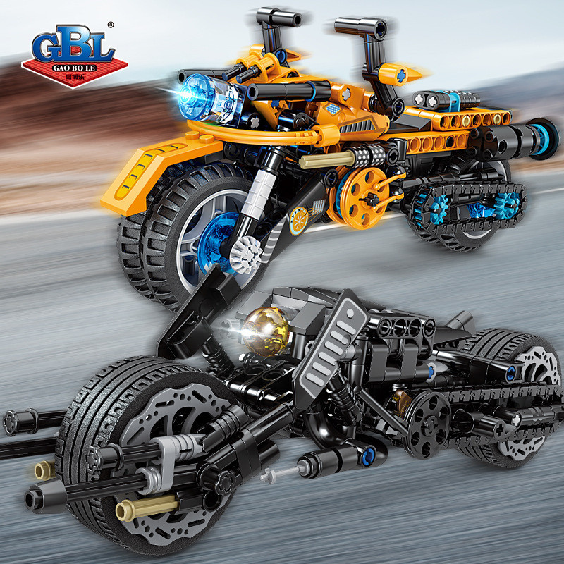 Twin-vortex Laser Chariot Ghost Bat Fierce Chariot Motorcycle Assembly ...