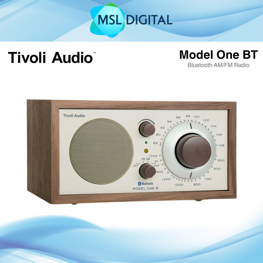 Tivoli Model One Bluetooth AM/FM Radio (Walnut/Beige) Shopee Malaysia