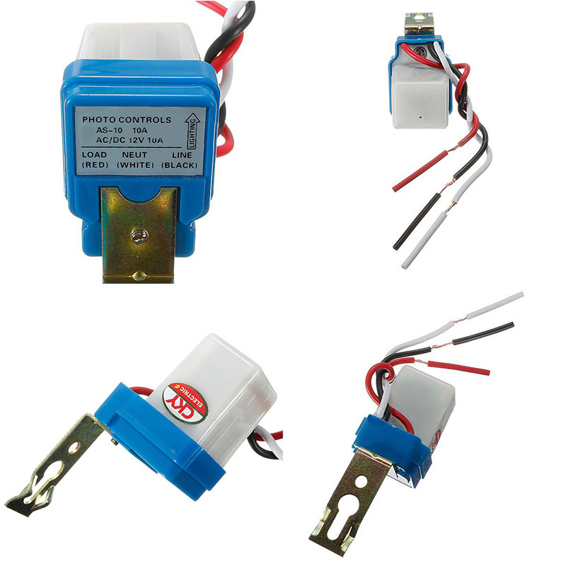 New AC DC 12V 10A Adjustable Automatic On Off Light Switch Photo ...