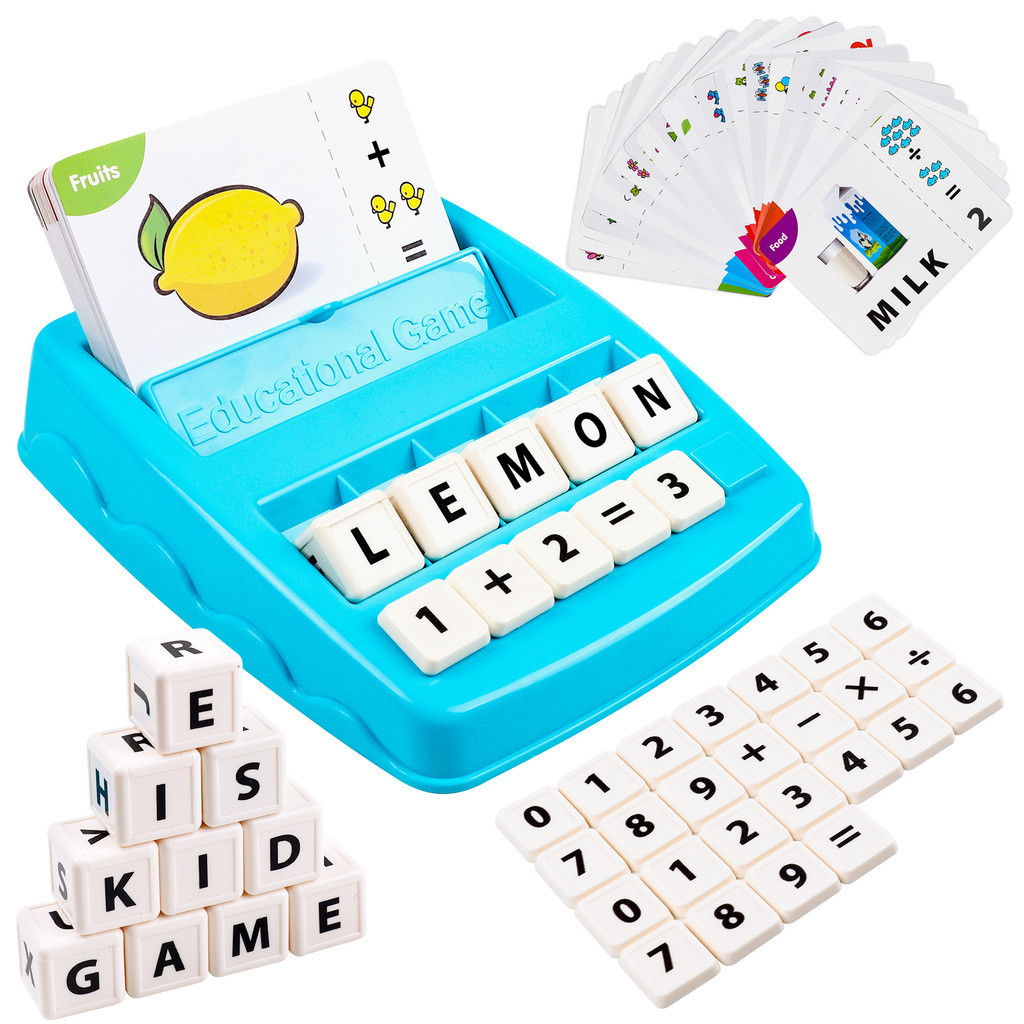 2 in 1 Learning Toy Letter and Number Games for Early Education Letter