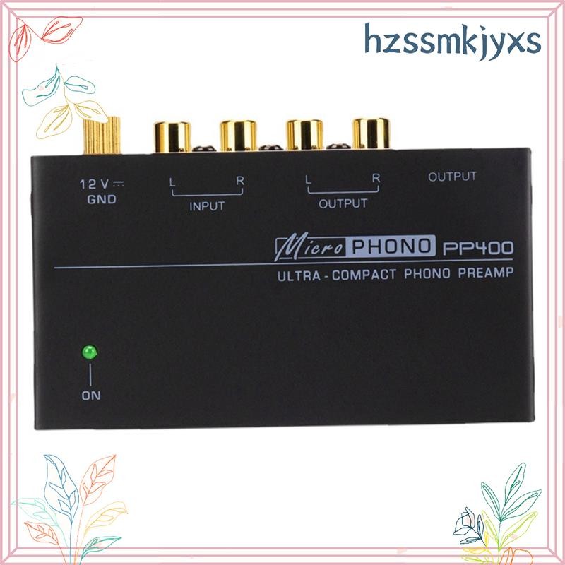 PP400 Ultra-Compact Phono Preamp Preamplifier with RCA Interface for ...