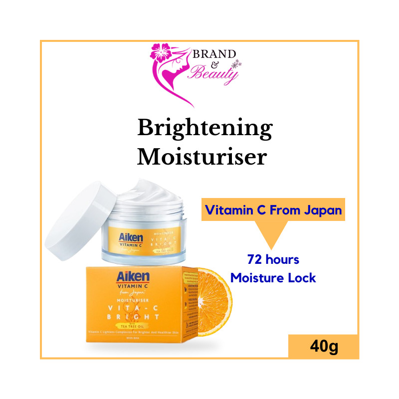 Aiken VitaC Brightening Moisturizer I Brightens Skin I 72 hours