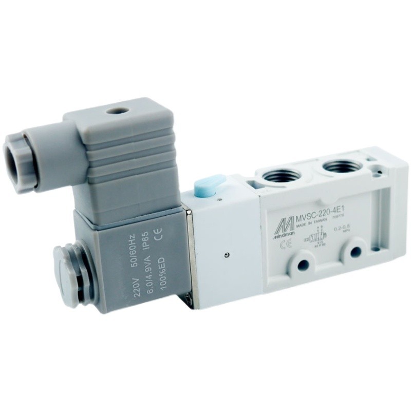 Mindman Solenoid Valve MVSC-220/300/460/260-4E1/4E2/4E2C Pneumatic ...