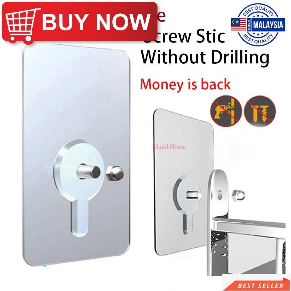 MH Ready Stock Magic Hook Without Nails,Strong Sticky Wall Hook