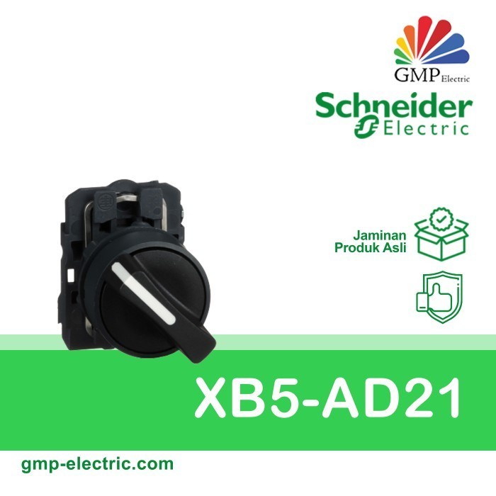 Selector Switch 2 Position Schneider XB5AD21 SVN12 Shopee Malaysia