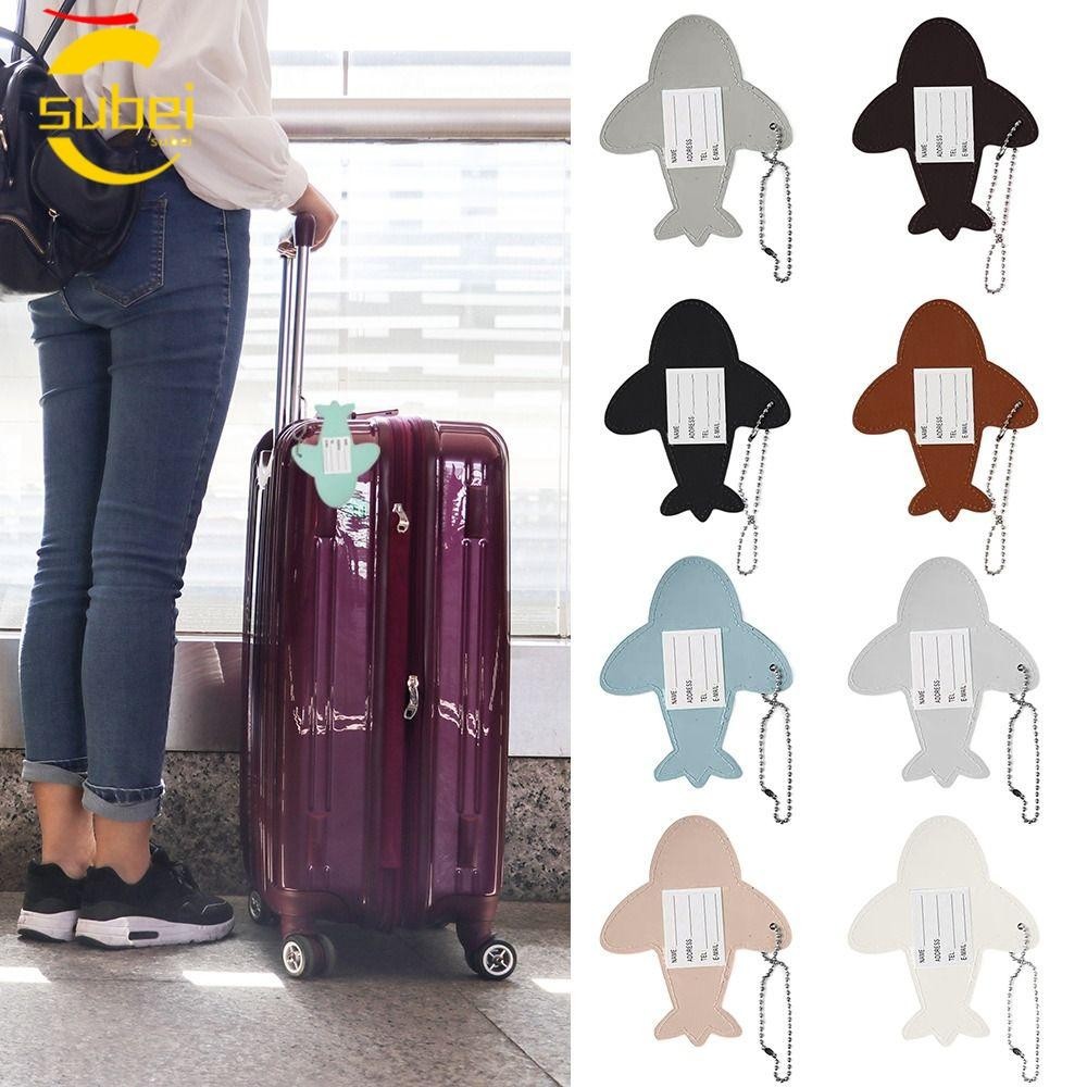 SUBEI1 Suitcase Identifier Label, PVC Multipurpose Luggage Tag, Small