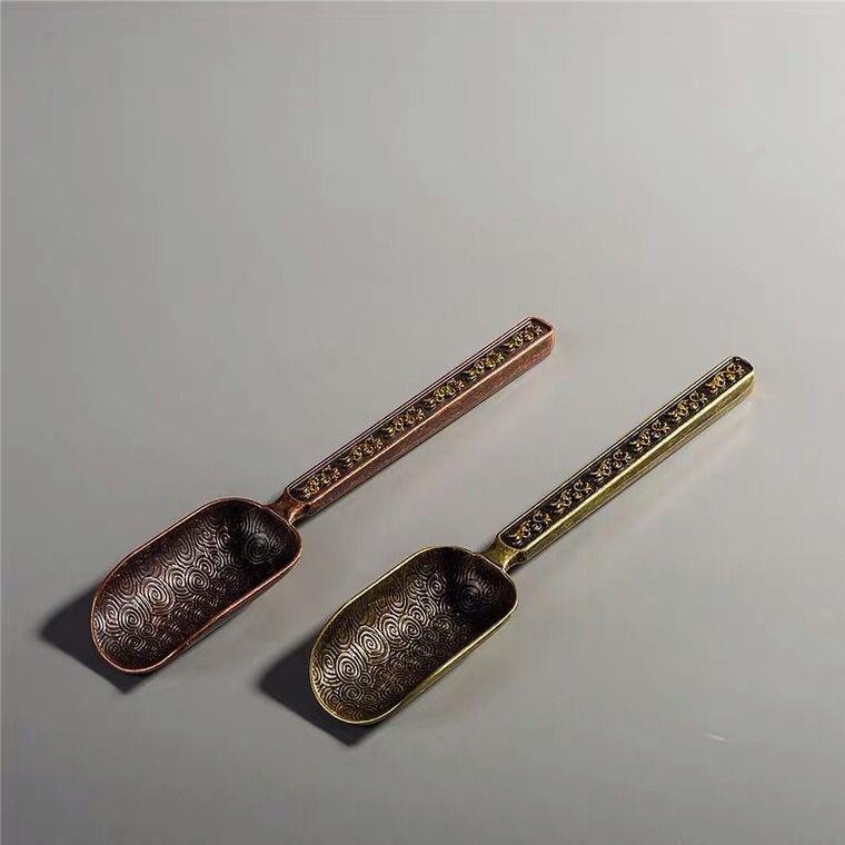 Teaspoon Teaspoon Alloy Xiangyun Antique Bronze Bronze Kung Fu Tea Set ...