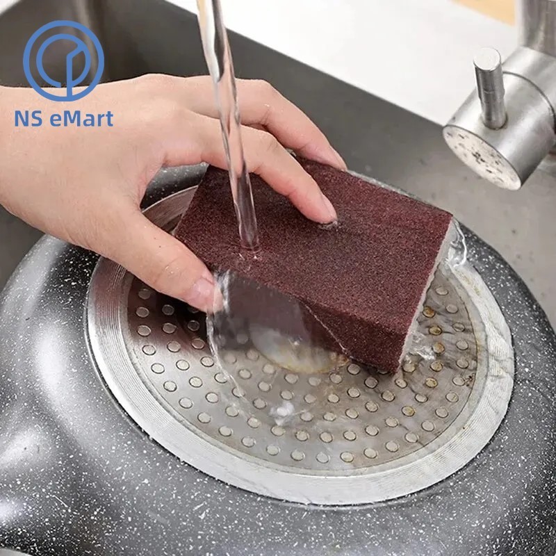 Nano Carborundum Removing Rust Sponge | Descaling Clean Sponge | Emery ...