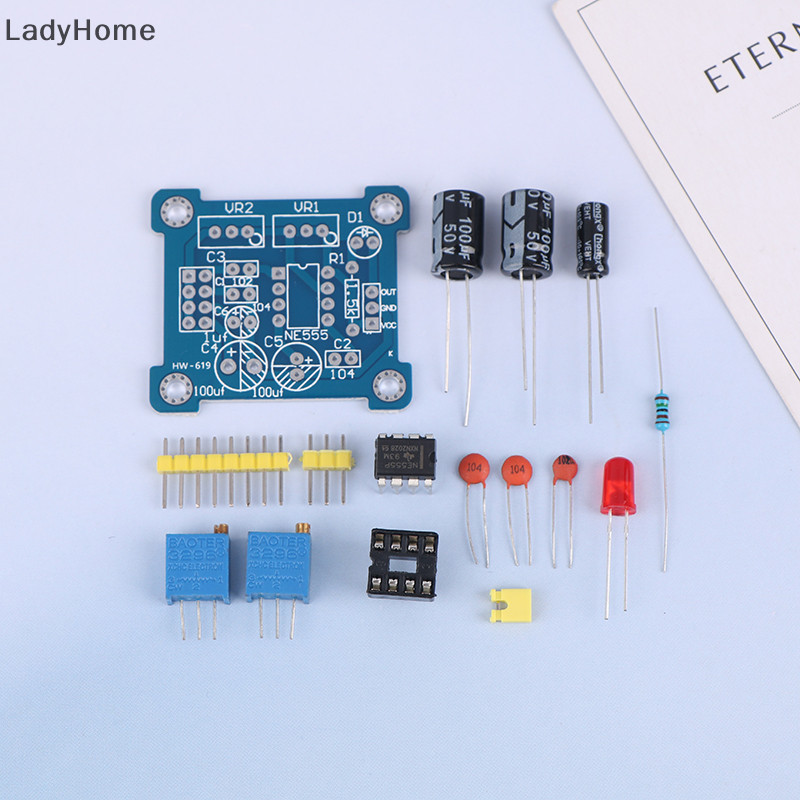 La Pulse Generator Parts NE555 Duty Cycle Frequency Adjustable Module ...