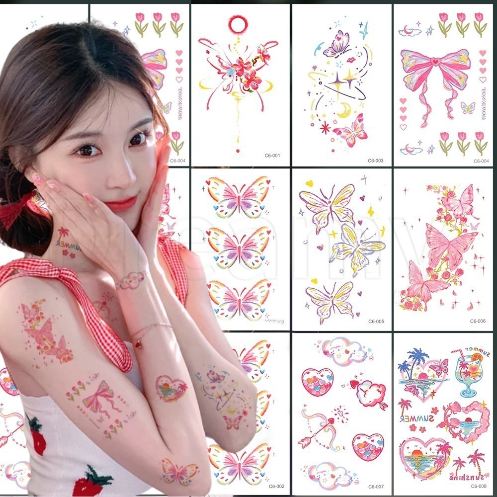 Fairy Shiny Tattoo Sticker - INS Style - Butterfly Tattoo Sticker - DIY ...