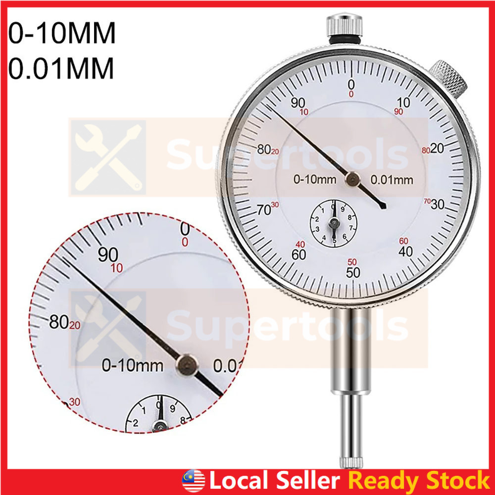 10mm Dial Indicator Gauge Camshaft Cam Measurement Tool Instrument Gauge Precision Tool Shopee