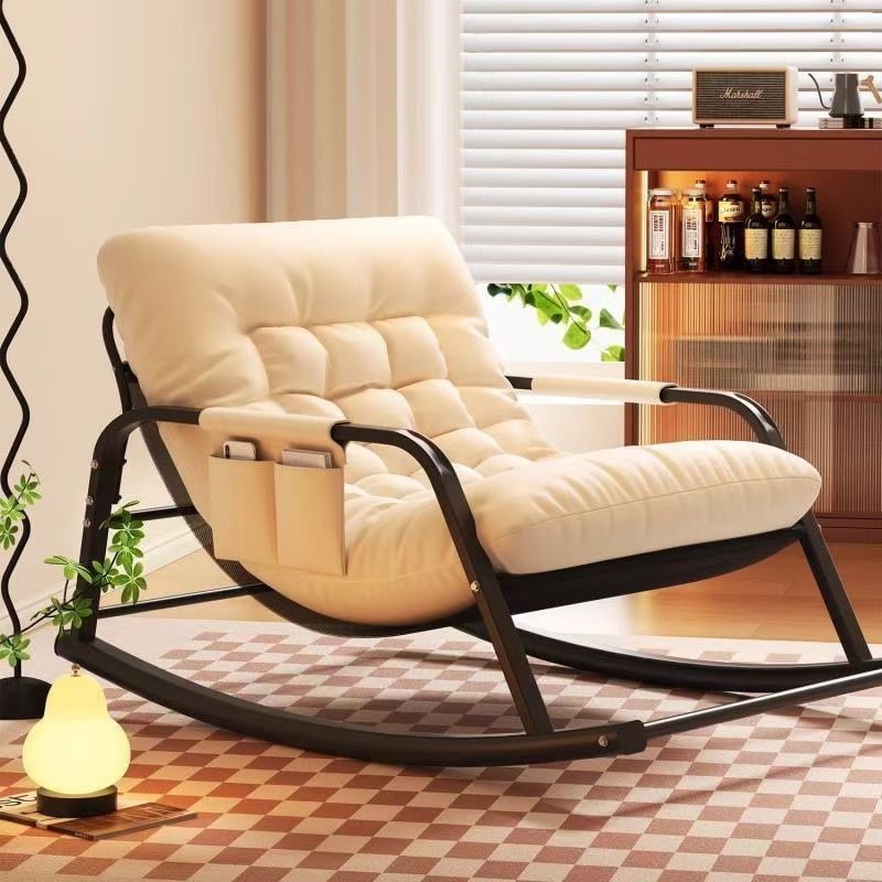 Double Rocking Chair Thick Recliner Adult Balcony Home Leisure Living ...