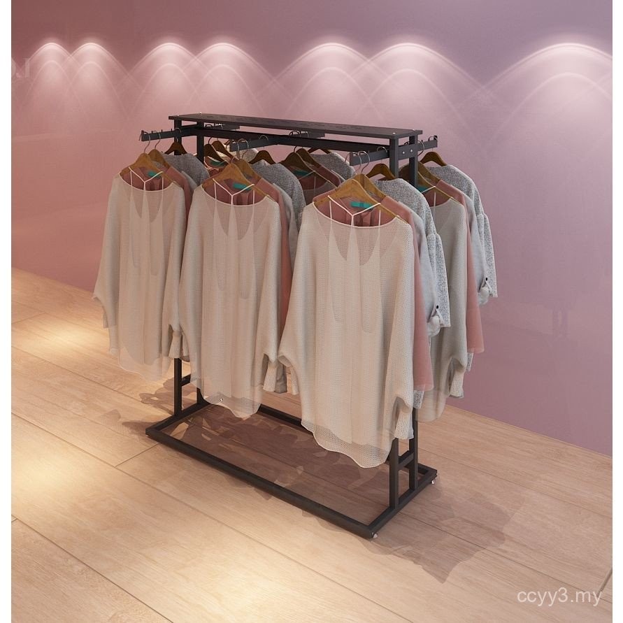 Clothing Store Display Rack Double Row Nakajima Rack Floor-standing ...
