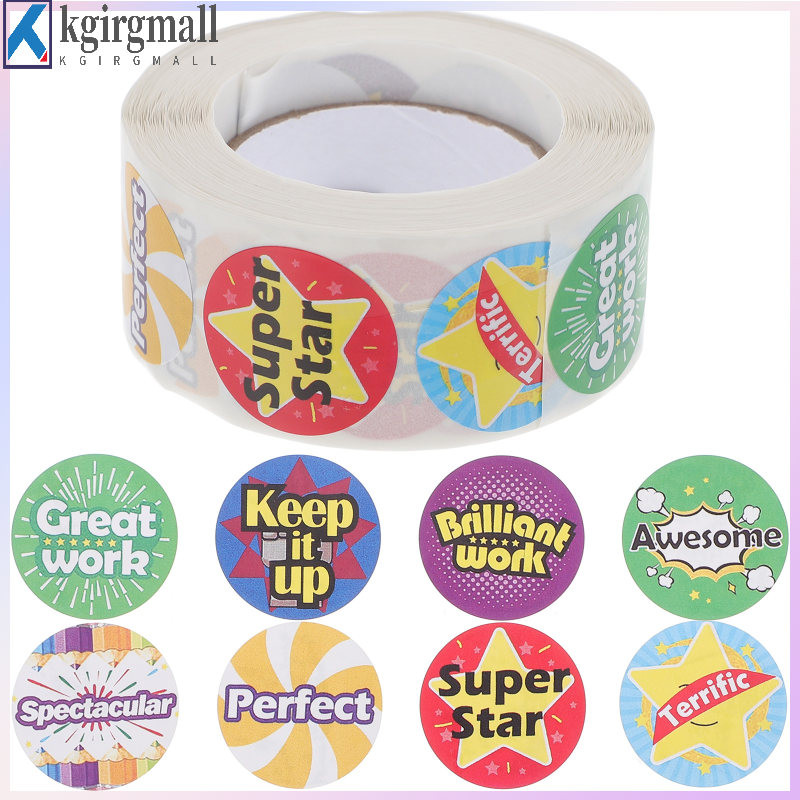 Reward Stickers Toy Waterproof Label Teacher Supplies Scrapbook Primary ...