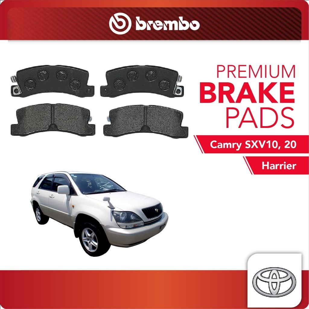 BREMBO Rear Brake Pads (1 set) For Toyota Camry SXV10, 20, Harrier'98