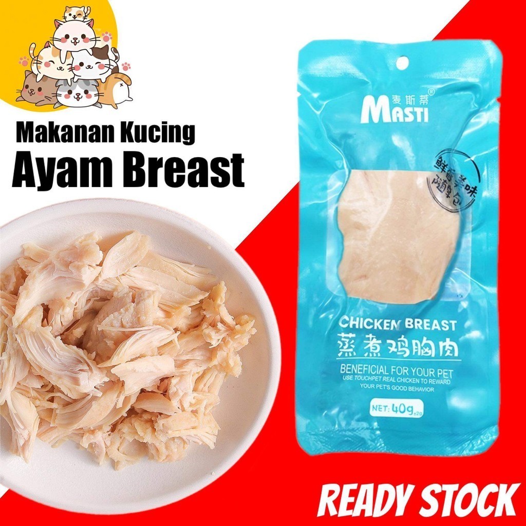 Masti Ayam Makanan Kucing Pet Cat Snack Cat Food Treat Chicken Breast ... - High Protein Chicken Breast Cat Food