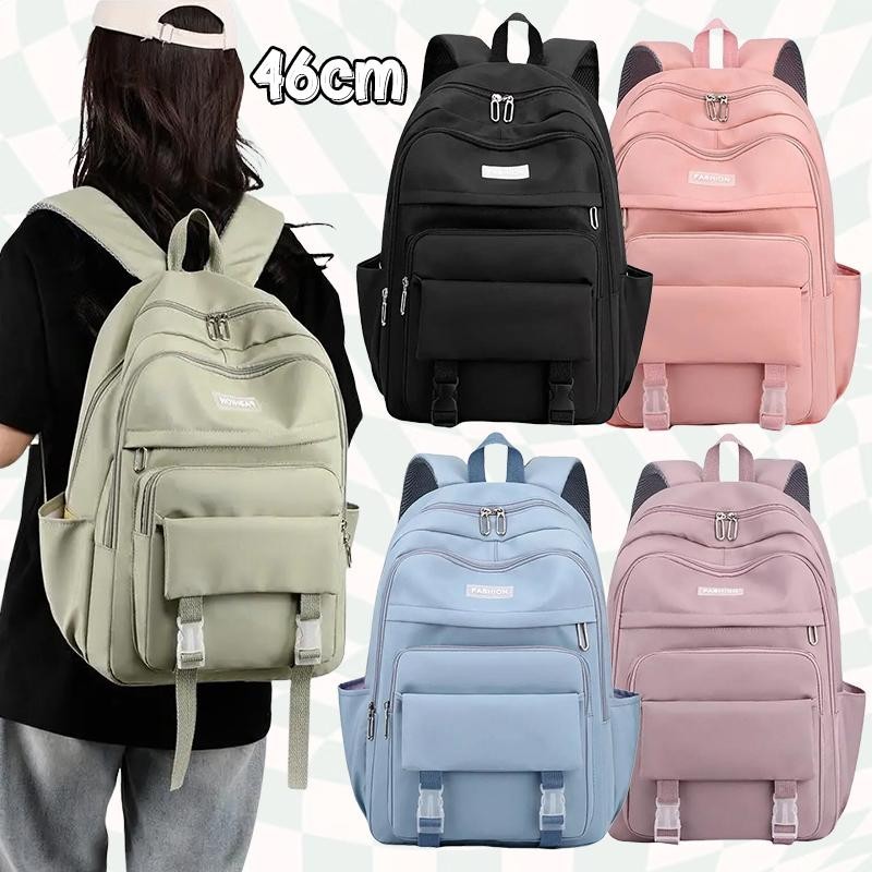 (B761) 46cm Beg Galas Backpack Lelaki Beg Sekolah Menengah Beg Sekolah ...