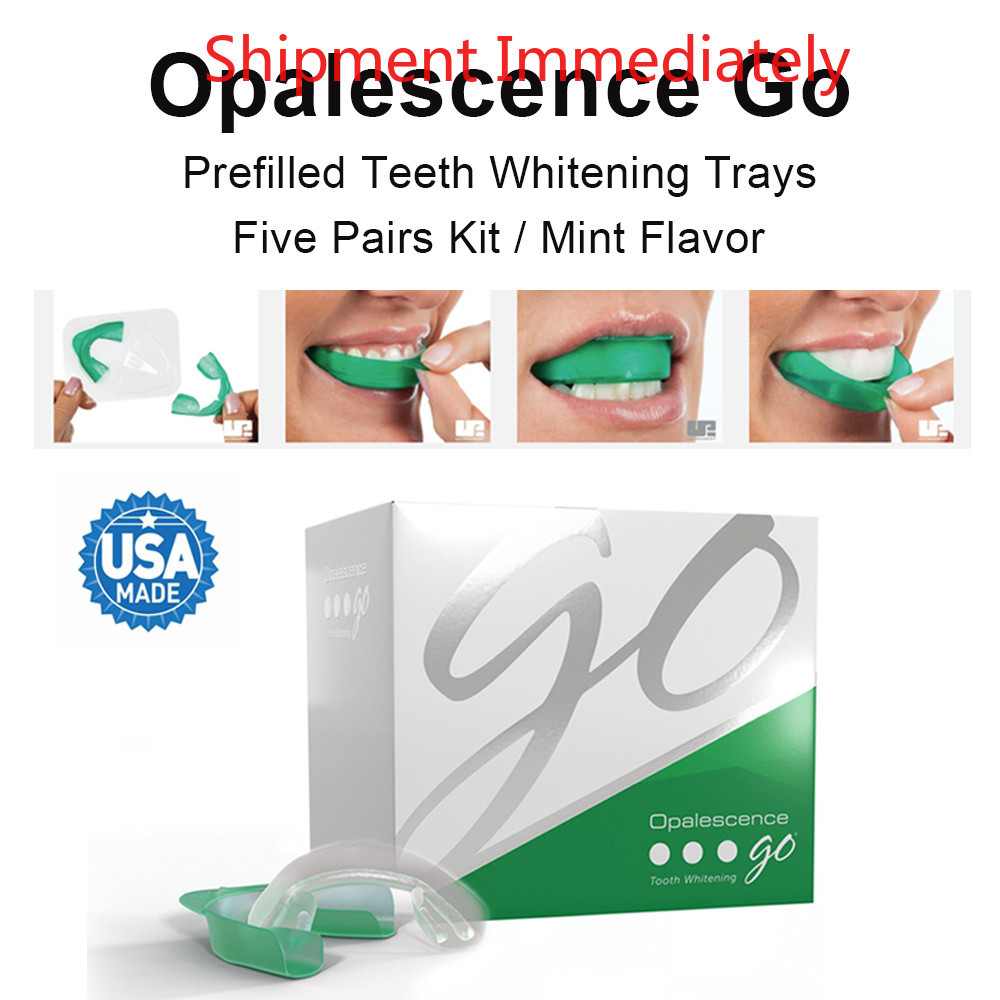 HoubIII Original Opalescence Go Whitening Trays Prefilled Patient Take Home Kit Mint Flavor