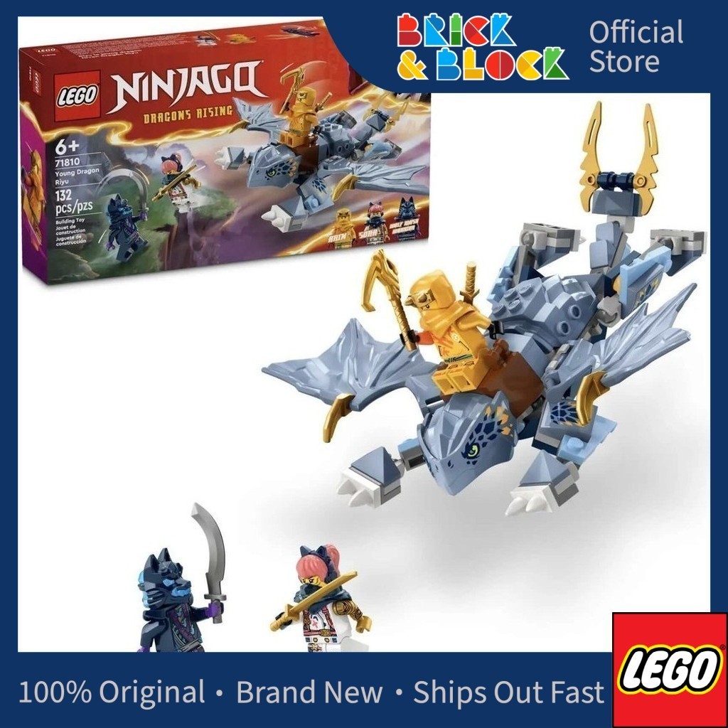 LEGO 71810 Young Dragon Riyu LEGO Ninjago Shopee Malaysia