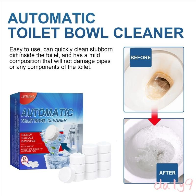 DLAY Toilet Cleaner Tablets Automatic Toilet Bowl Cleaner Toilet Tanks