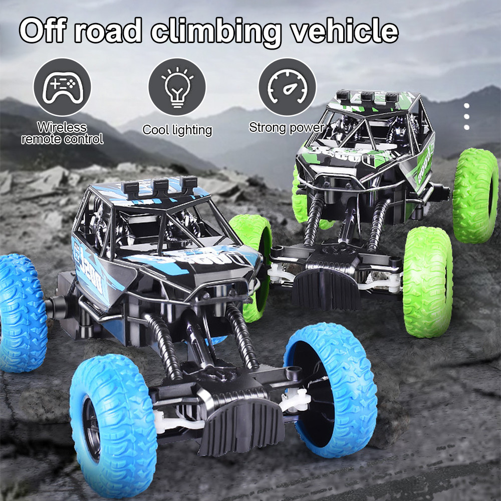 Off Road Crawler Car 1:18 Climbing Rechargeable Remote Control LED ...