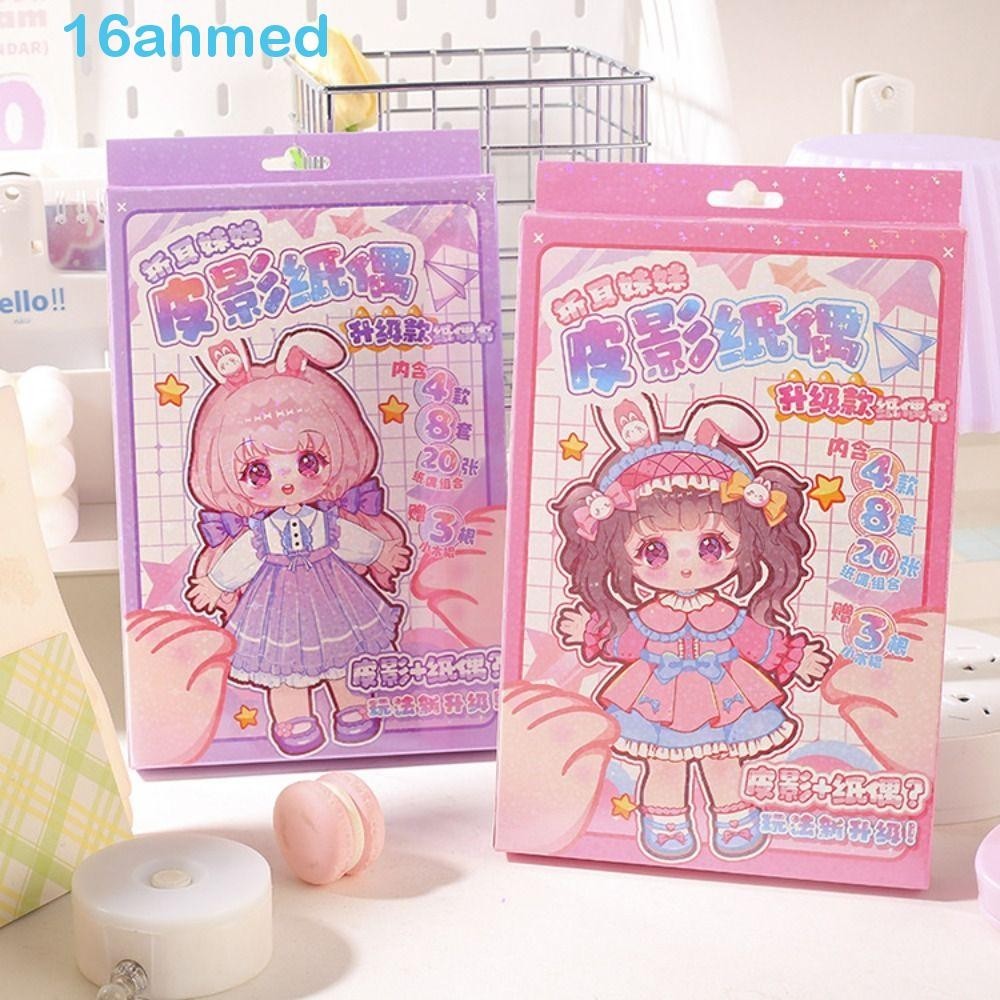 AHMED Girls 3D Paper Doll, Handmade Anime Activity Books DIY Paper ...