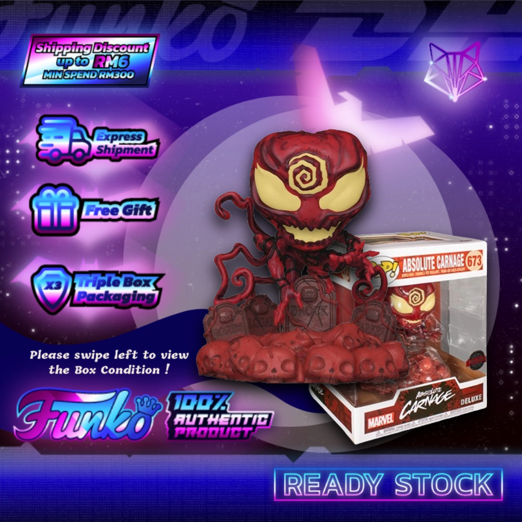 🦊[ 𝐑𝐄𝐀𝐃𝐘 𝐒𝐓𝐎𝐂𝐊 ]🦊 𝐅𝐔𝐍𝐊𝐎 𝐏𝐎𝐏 ! Marvel : Absolute Carnage 6 Inch Special ...