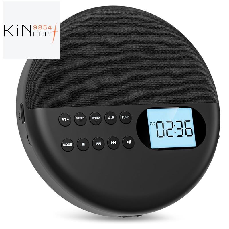 Portable CD Player Mp3 Cd Player with Speakers Rechargeable CD Player ...