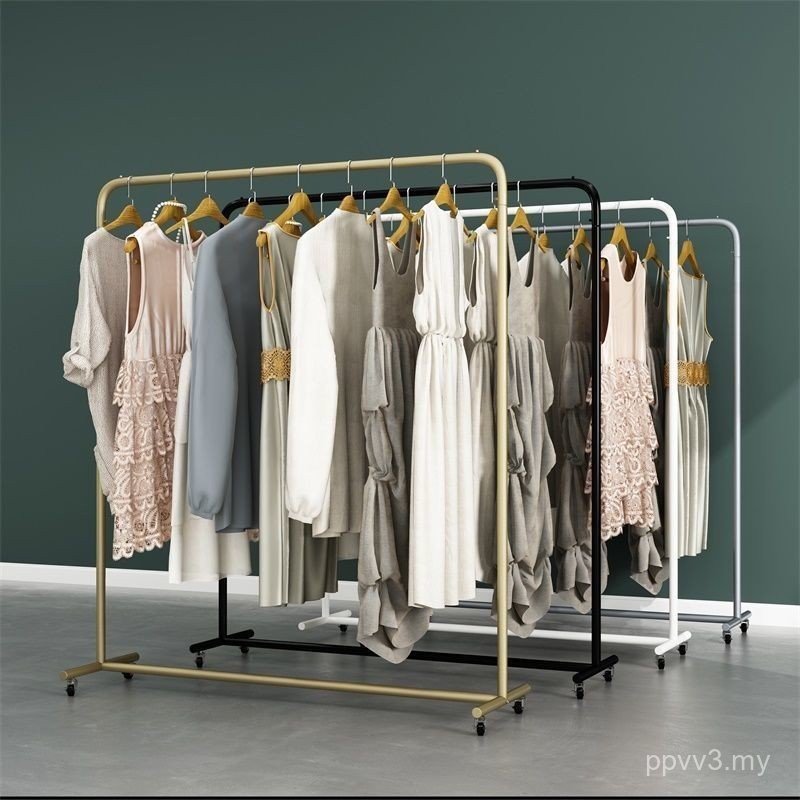 Clothing Store Display Rack Floor-standing Women's Clothing Store Shelf ...