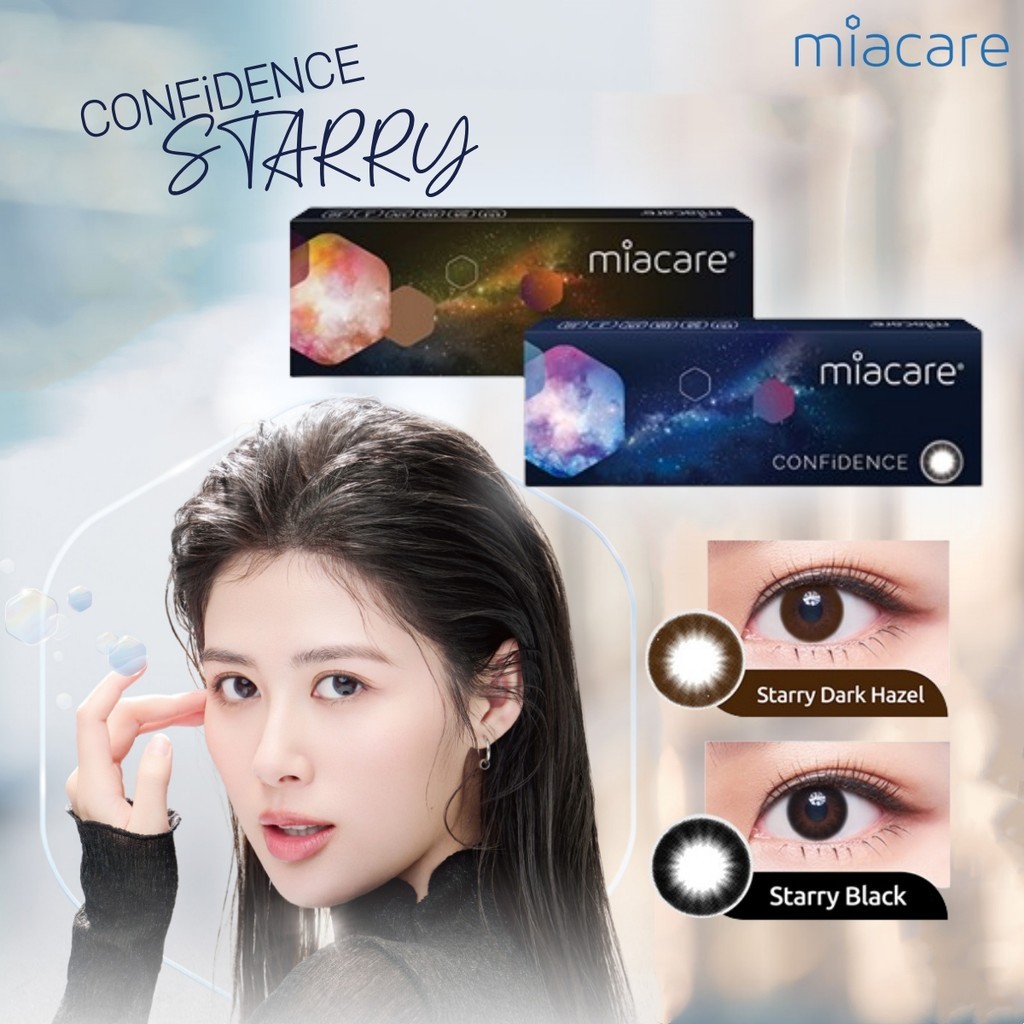 ( 10 PCS) Miacare Confidence Starry Daily Disposable Cosmetic Color ...