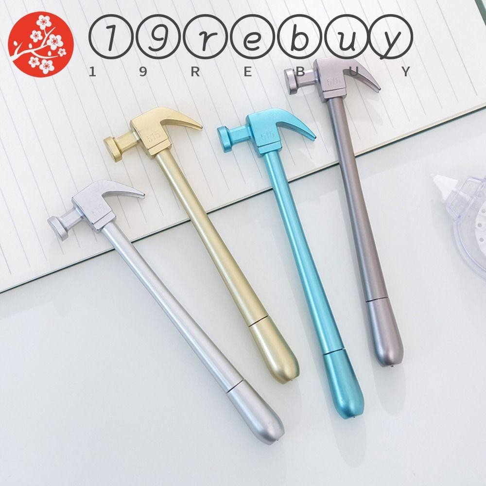 REBUY Neutral Gel Pens, Hammer Shaped Writing Smoothly Signature Pen