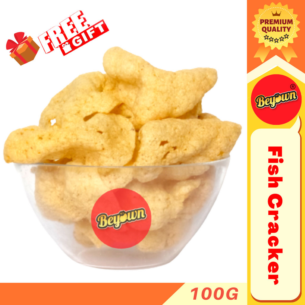 【100g】Halal Keropok Kerepek Ikan Terengganu 丁加奴鱼饼 厂家直销 零食 Fish Cracker ...